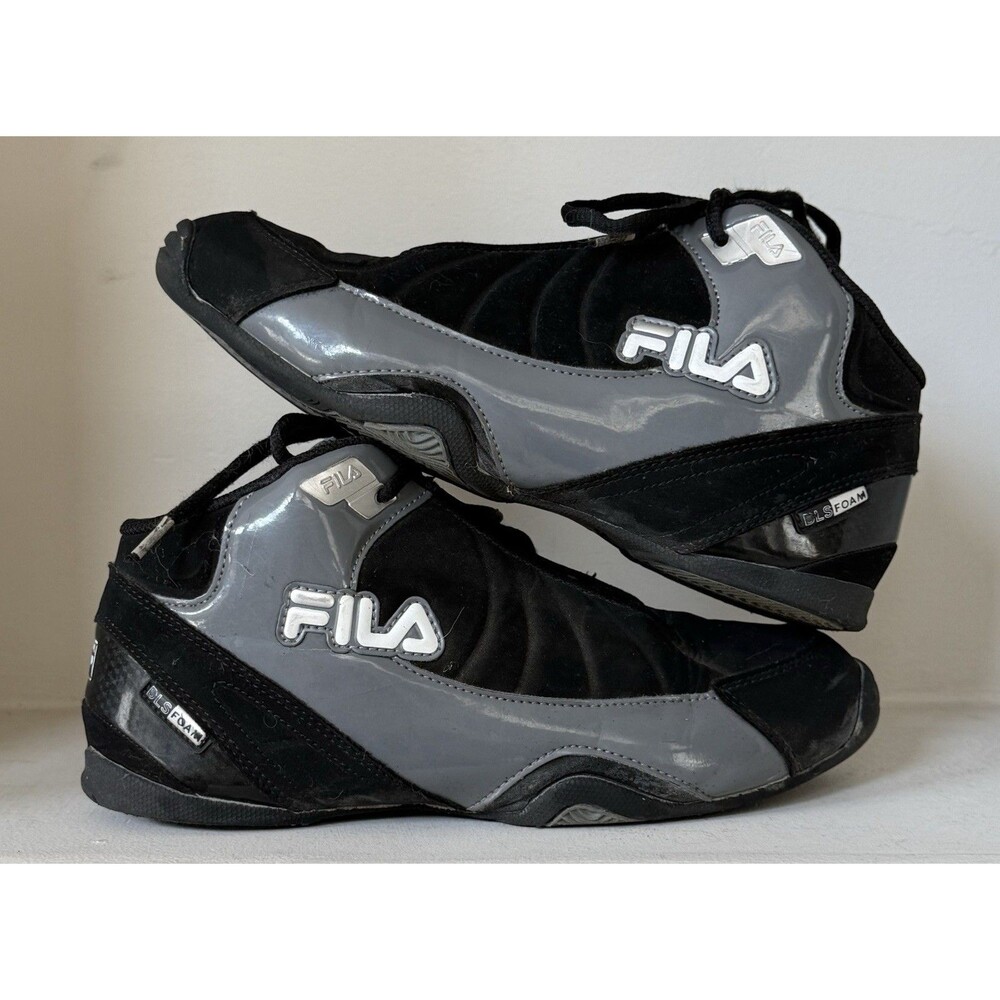 FILA DLS-FOAM Basketball Shoes Black High Top Shoes Men US 6.5
